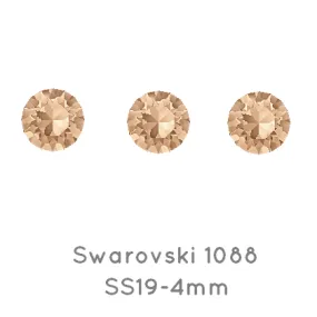 Swarovski 1088 xirius chaton Silk F 4mm -SS19 (10)